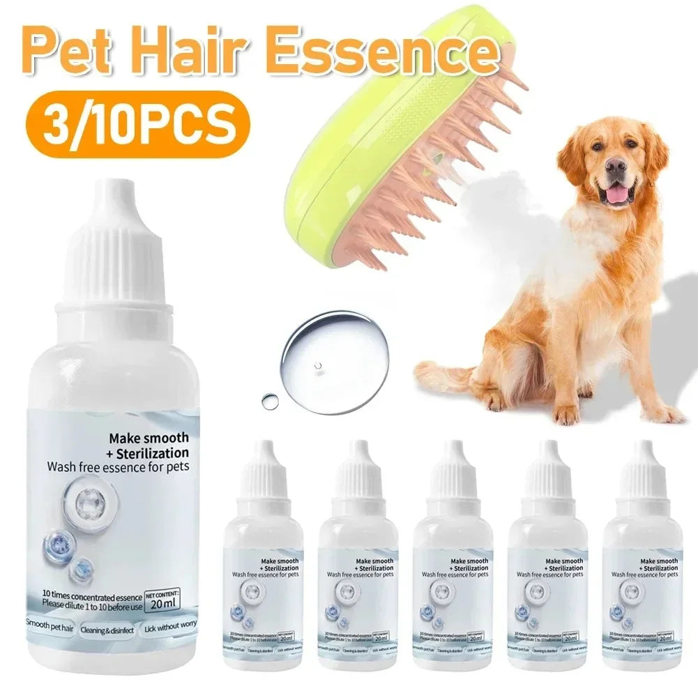 New pet spray massage comb cat and dog one-click spray anti-skies comb bath brush remove floating hair pet comb