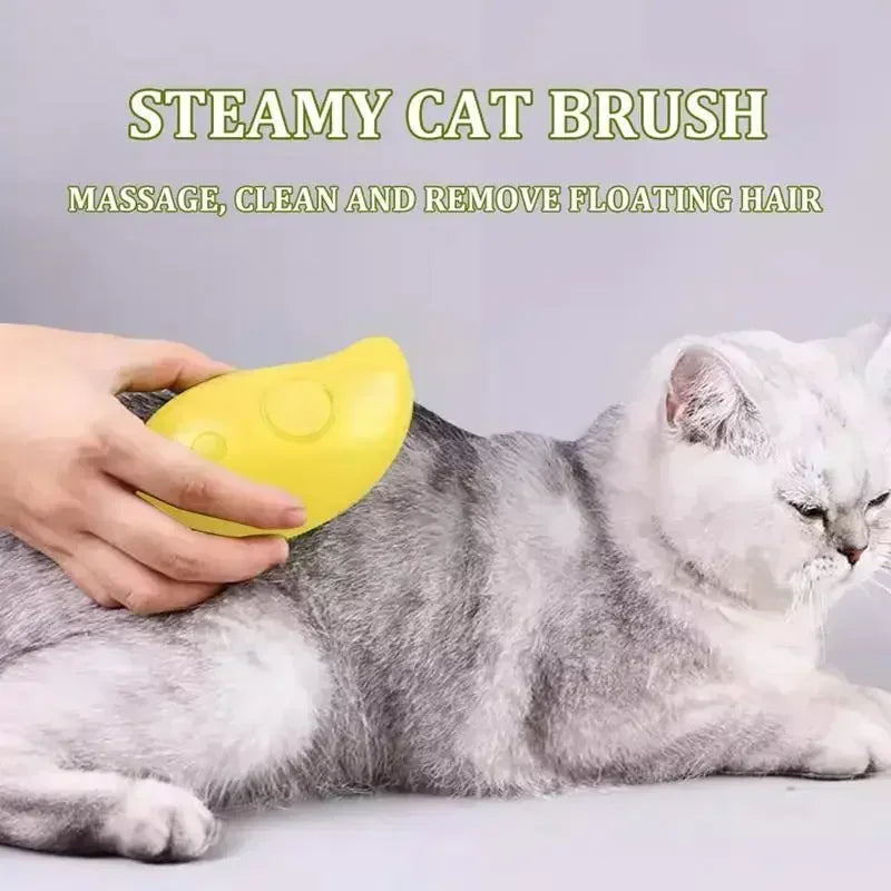 New pet spray massage comb cat and dog one-click spray anti-skies comb bath brush remove floating hair pet comb
