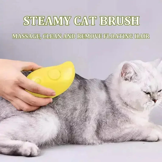 New pet spray massage comb cat and dog one-click spray anti-skies comb bath brush remove floating hair pet comb