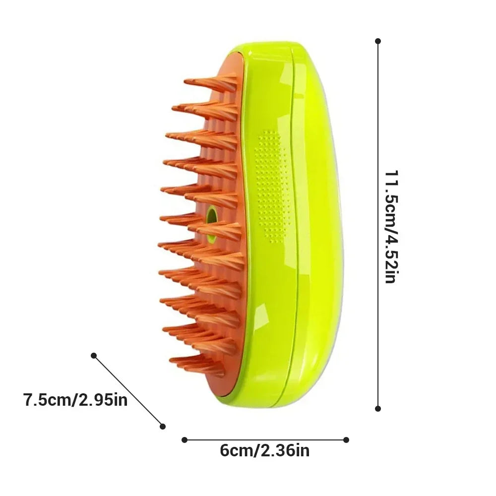 New pet spray massage comb cat and dog one-click spray anti-skies comb bath brush remove floating hair pet comb