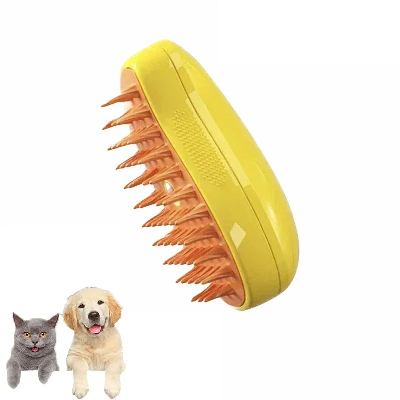 New pet spray massage comb cat and dog one-click spray anti-skies comb bath brush remove floating hair pet comb